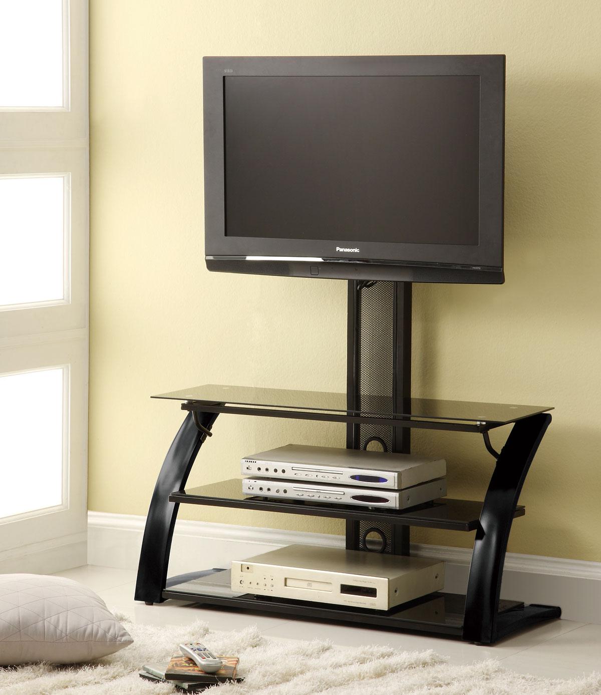 Black TV Stand Marjen of Chicago Chicago Discount Furniture